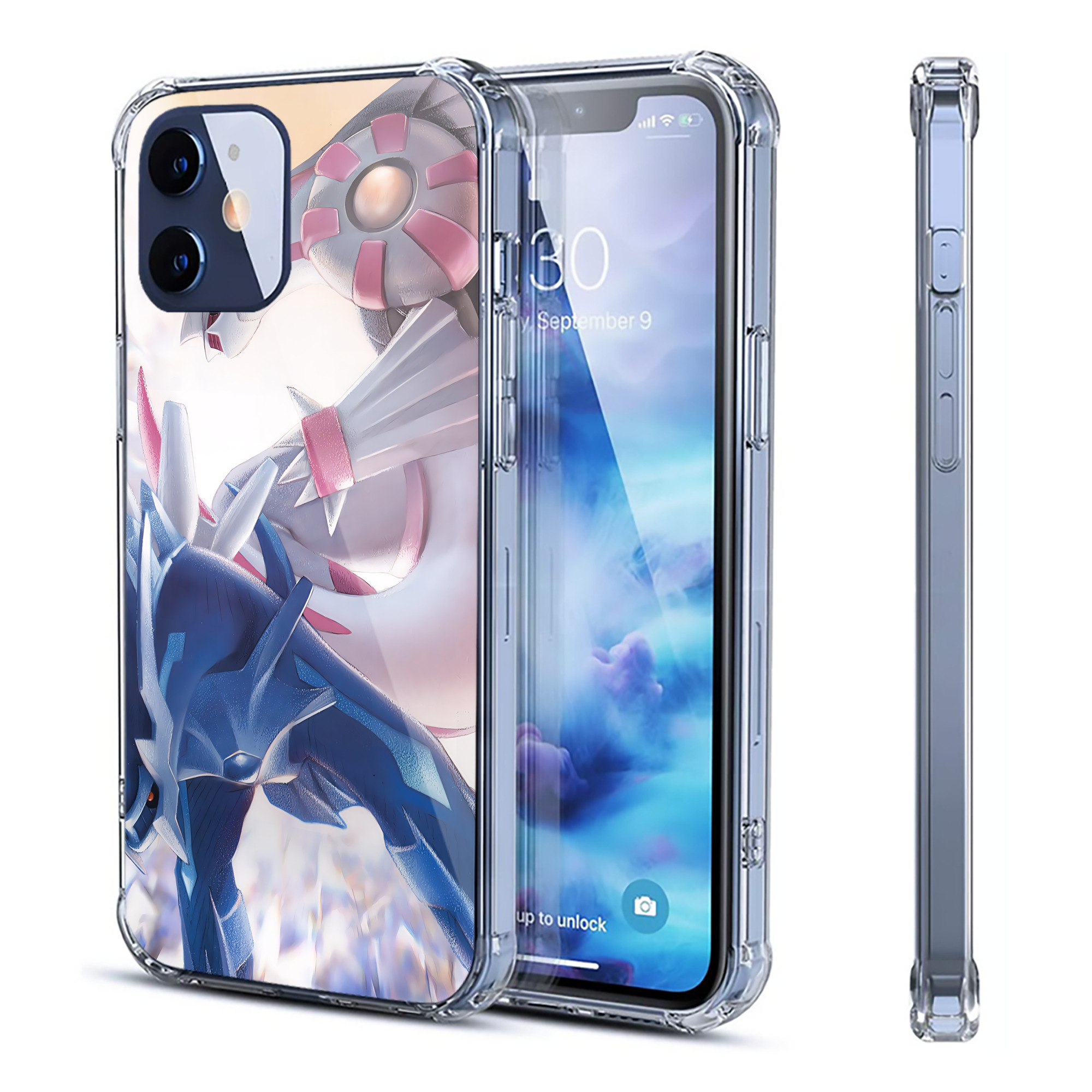（画像用） ポケットモンスター Pokémon 【iPhone 12シリーズ対応】透明スマホケース（クリアソフトケース）